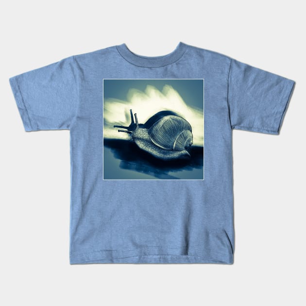 Snail Kids T-Shirt by subart